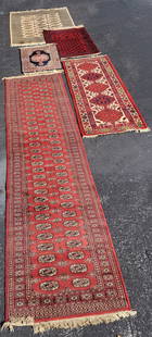 Lot 5 Indo Persian Carpets Handwoven Post WWII One Retailed By Ikea: Lot 5 Indo Persian Carpets Handwoven Post WWII One Retailed By Ikea. Shipping: Visit StedmanShipping Dot Com for all info. Note large or heavy bronzes and concrete garden items may cost as much or