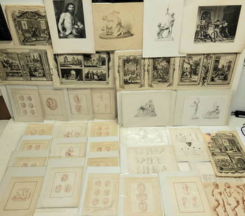 Aprox 35 Unframed Mostly Antique Classical Engravings Gods Statues Nudes Many Male Etc: Aprox 35 Unframed Mostly Antique Classical Engravings Gods Statues Nudes Many Male Etc. Approx 18 x 12 x 3 inches in a stack, please pass that information to your shipper along with your shipping fee