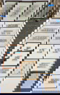 Lot 18 Assorted Antique Framed Classical Engravings Various Subjects Incl Many Male: Lot 18 Assorted Antique Framed Classical Engravings Various Subjects Incl Many Male. Shipping: Visit StedmanShipping Dot Com for all info. Note large or heavy bronzes and concrete garden items may