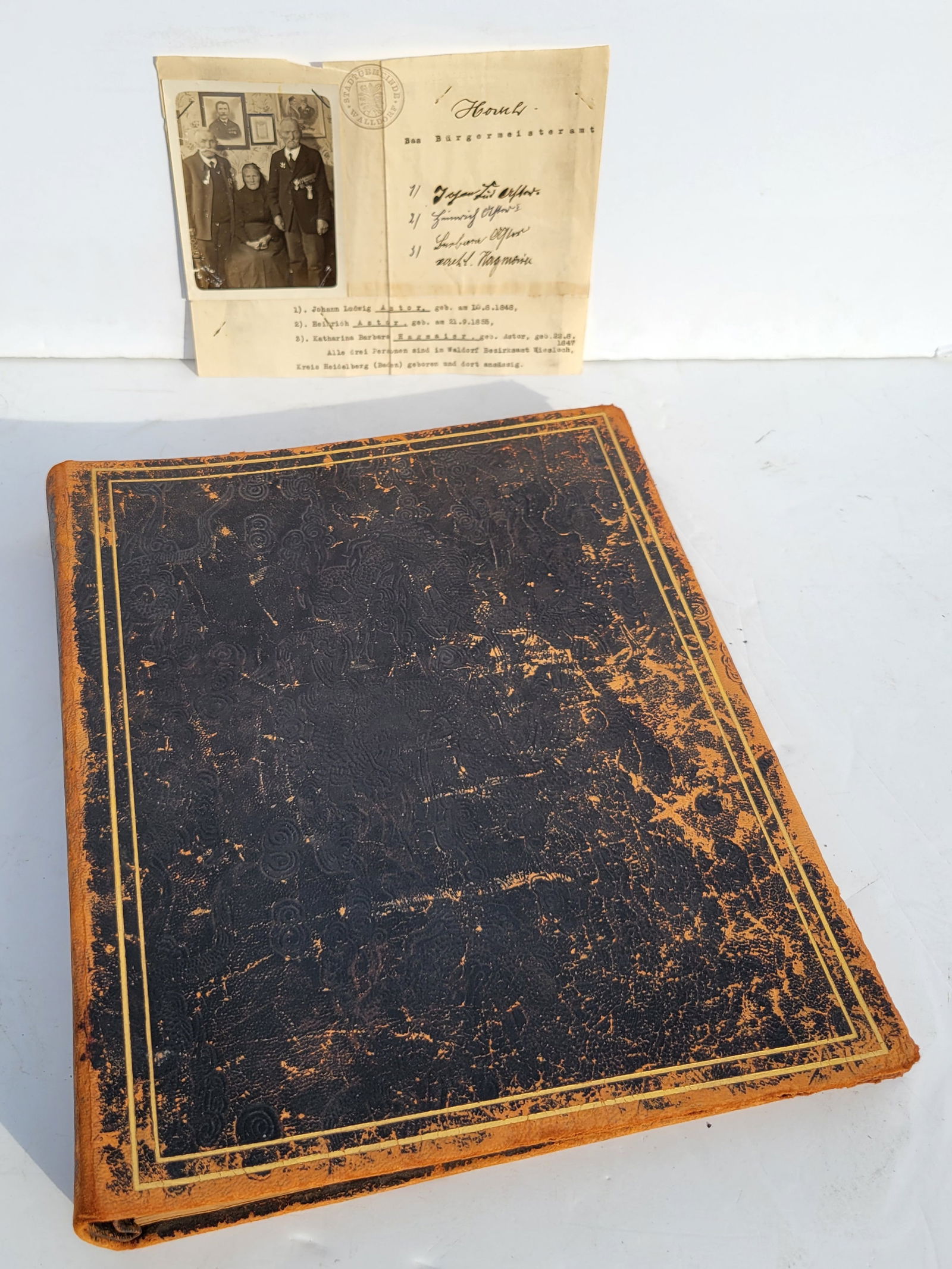 Mystery Possible Astor Family Car Collection Photo Album Pre War Rolls Royce American Sedans New (1 of 9)