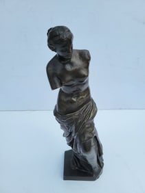 Venus 1905 Signed Bogota Bronze Possibly Prof D Cortes Escuela De Artes Decorativas 17in Sculpture