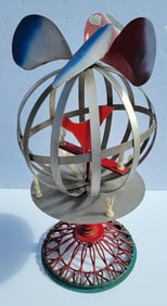 Vollis Simpson Outsider Artist Whirligig Over 2ft NC Exhibited Atlanta Olympics Abby Aldrich