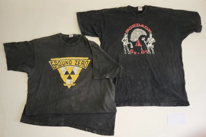 Two Ground Zero Minneapolis Bondage Goth Punk Rock New Wave Club Tee Shirts