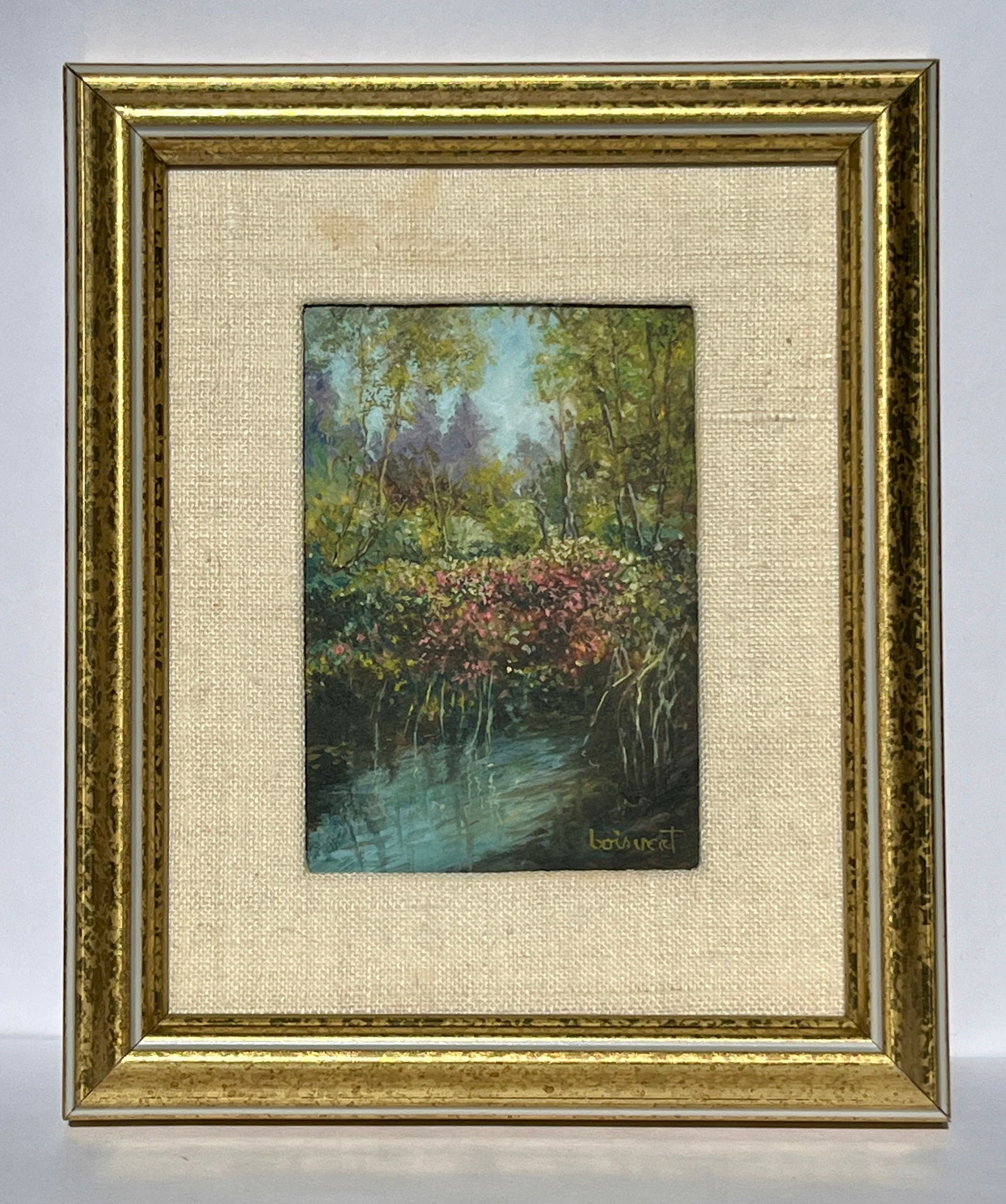 Miniature Painting Francois D. Boisvert River Edge Royal Miniature Society RMS 2 of 33 Lots Area (1 of 4)