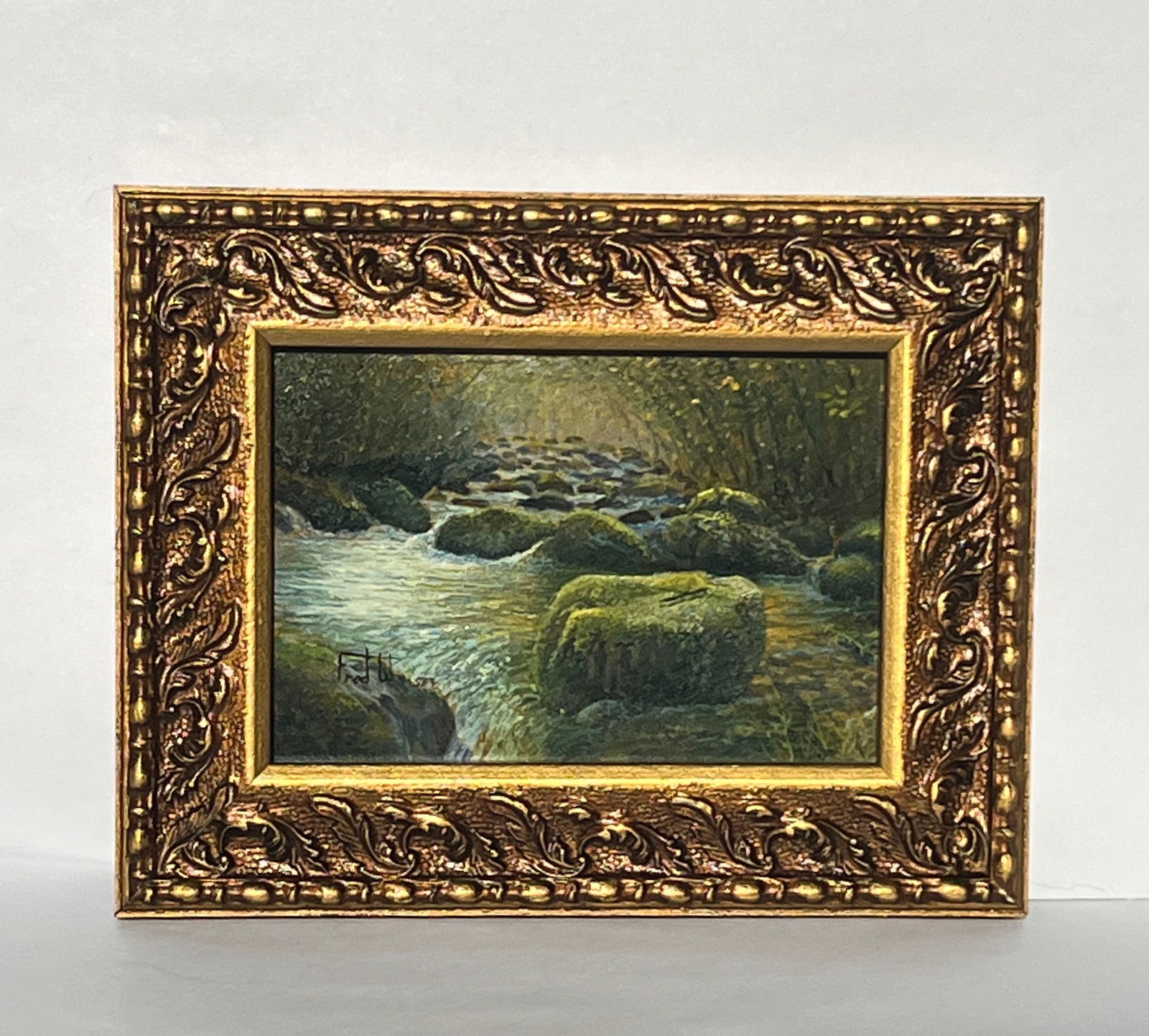 Miniature Painting Fred Weiser Middle Prong Royal Miniature Society RMS 12 of 33 Lots Area (1 of 2)