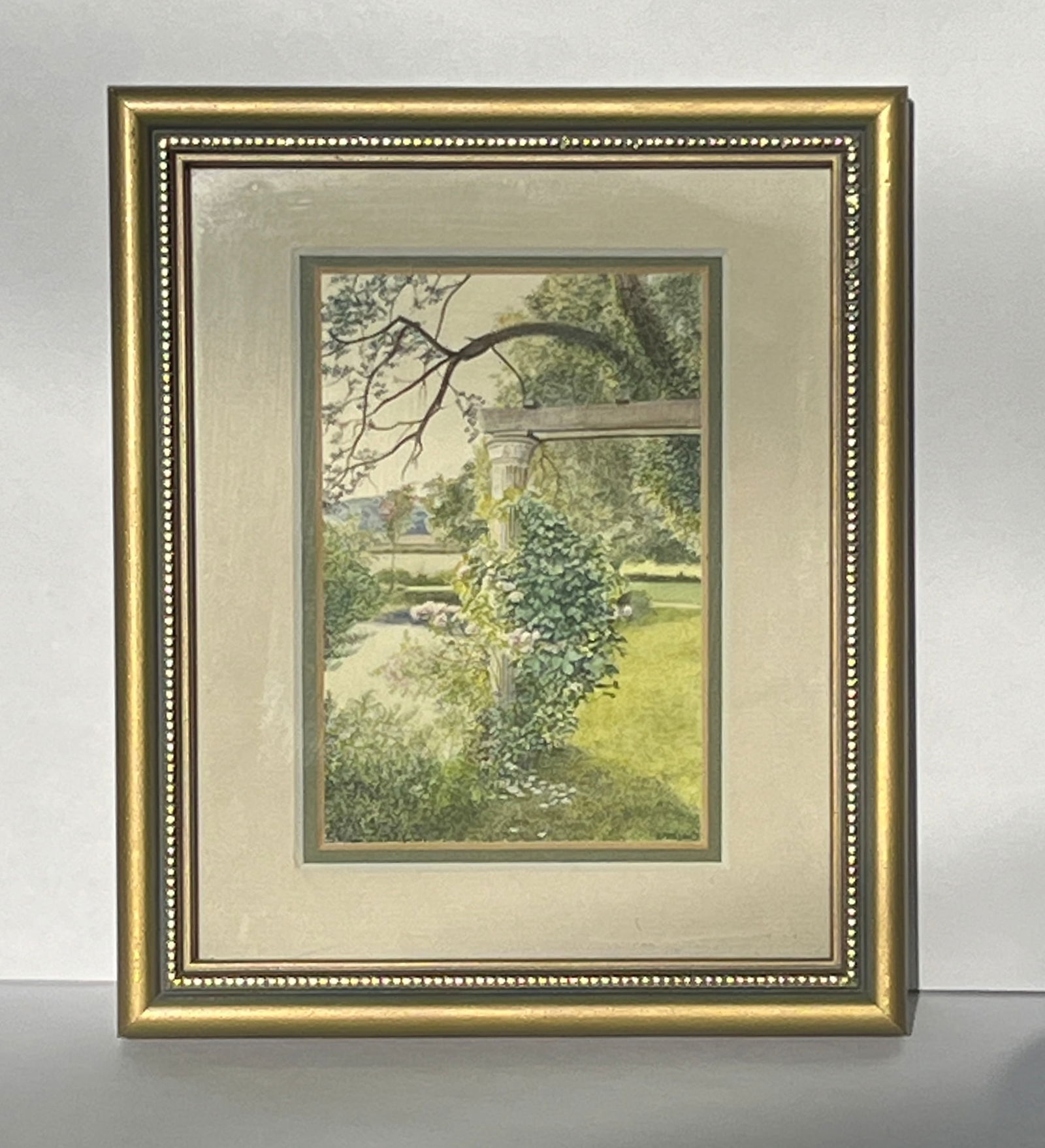 Miniature Painting Rosalind Pierson English Arbor Royal Miniature Society RMS 15 of 33 Lots Area (1 of 3)