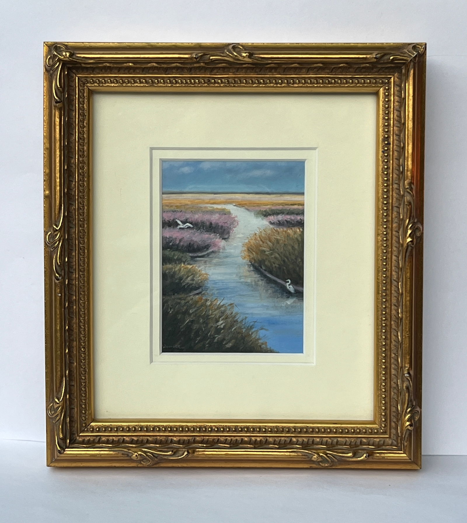 Miniature Painting Barbara Womack Pink Muhley Royal Miniature Society RMS 29 of 33 Lots Area (1 of 3)