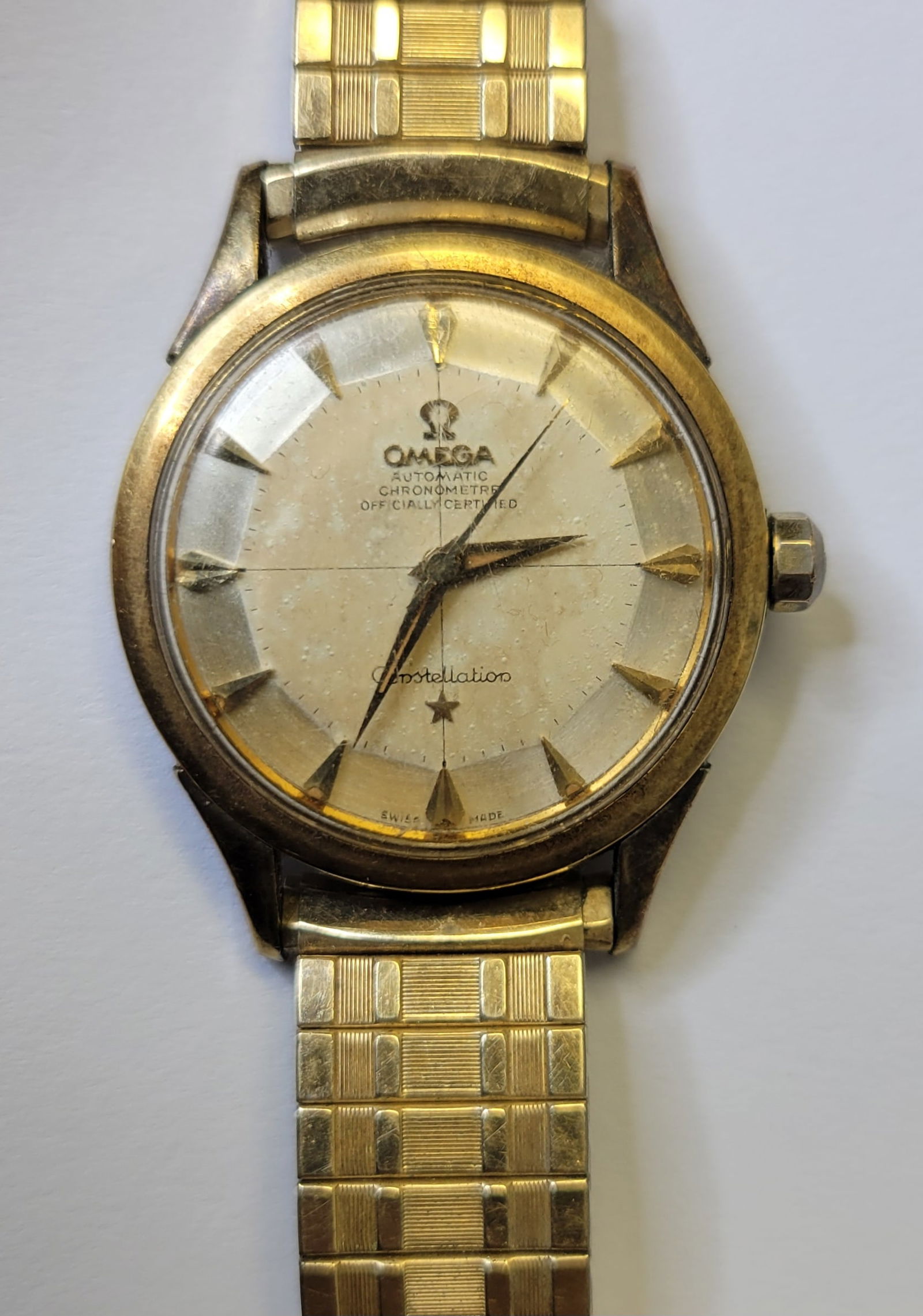 Mens Omega Constellation Automatic GF Chronometer Wrist Watch To Fix (1 of 2)