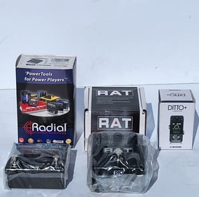 Three Boxed Effects Incl Radial Rat And Ditto
