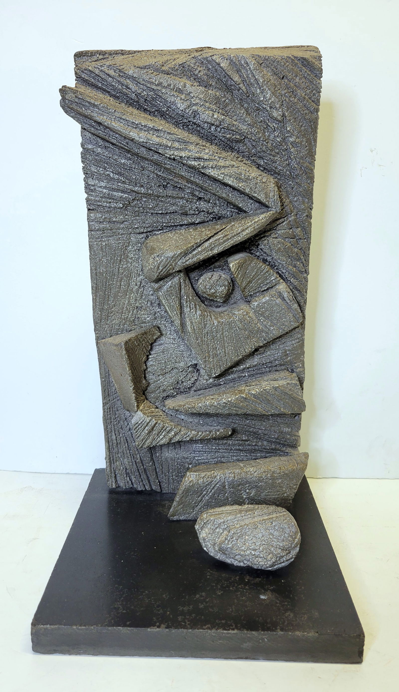 Pilloo Pochkhanawala Indian Exhibited Sculpture Germination Aluminum 22.25in Gallery Chemould Bombay