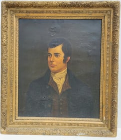 Robert Burns Scottish Portrait Federal To Empire Large Gentleman Portrait American Or English