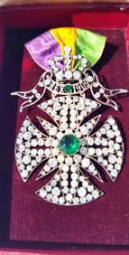 1909 Mardi Gras Krewe Of Rex Boxed Carnival Medal New Orleans Louisiana Antique Parade