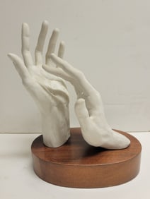 Cybis Hands of Arturo Toscanini 11.5 Inches Overall Porcelain Statue No22 Figure Sculpture