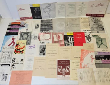 Collection Over 50 Playbill Met Opera Salzburg Chicago London Germany Opera Theater Dance Etc