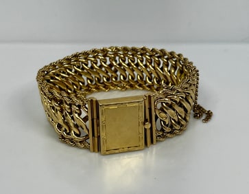 Heavy Braided 14k Gold 24.3dwt 37.8g Bracelet