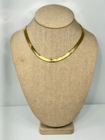 Herringbone 16.5in 14k Gold 16.2dwt 25.2g Necklace