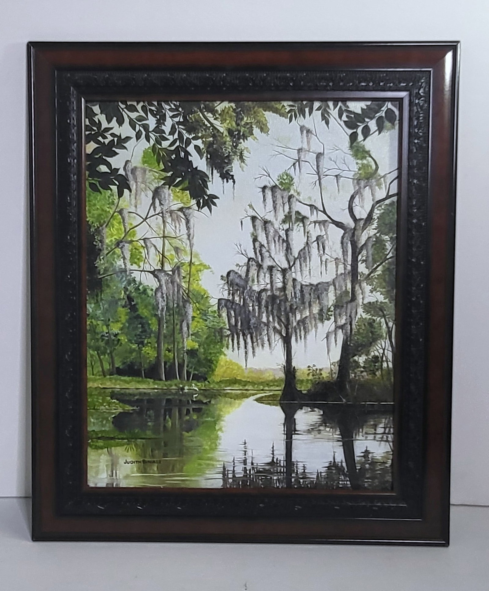 Judith Biniasz Jones Creek Florida Spanish Moss River Landscape Painting (1 of 3)