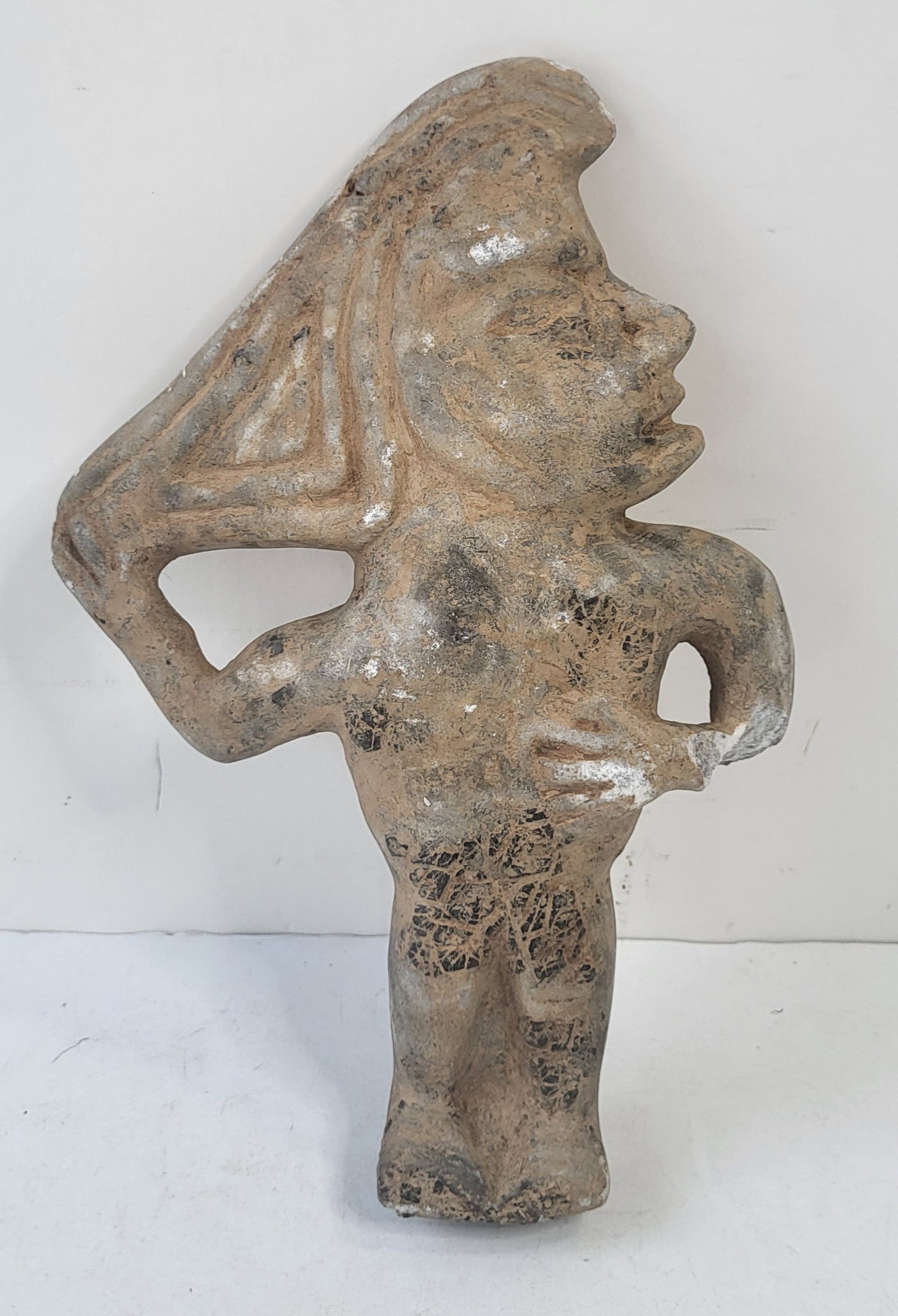 Heavy Pre Colombian Hardstone Statue Sculpture Deity Etc Figure 12.75 X 8.25 X 2 Inches: Heavy Pre Colombian Hardstone Statue Sculpture Deity Etc Figure 12.75 X 8.25 X 2 Inches. Important note: We sell virtually all pre Colombian items as vintage, old, antique or ancient with century of c