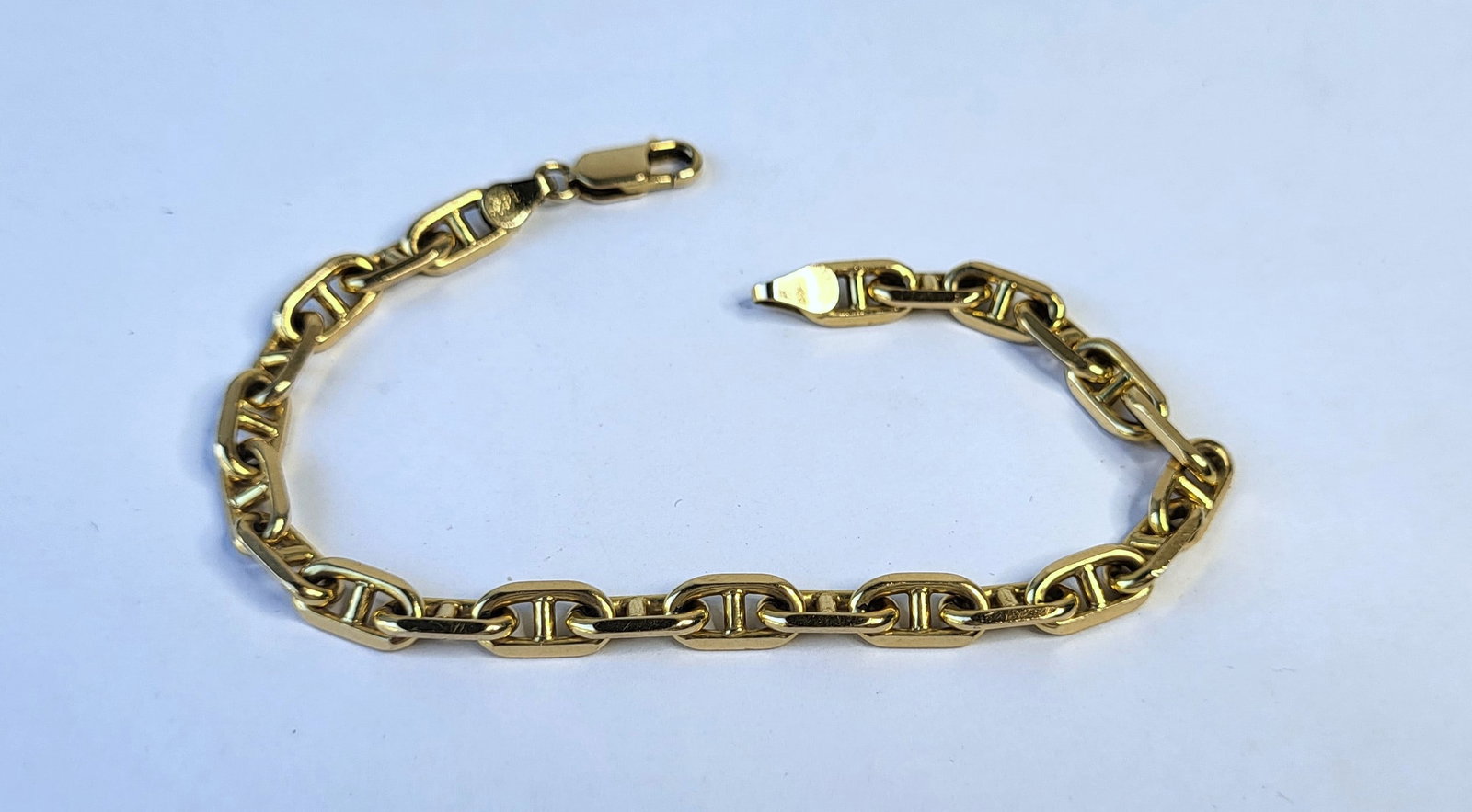 Unisex 14K Gold Italian Link Bracelet 20.1g 12.9dwt 8.75 Inches (1 of 2)