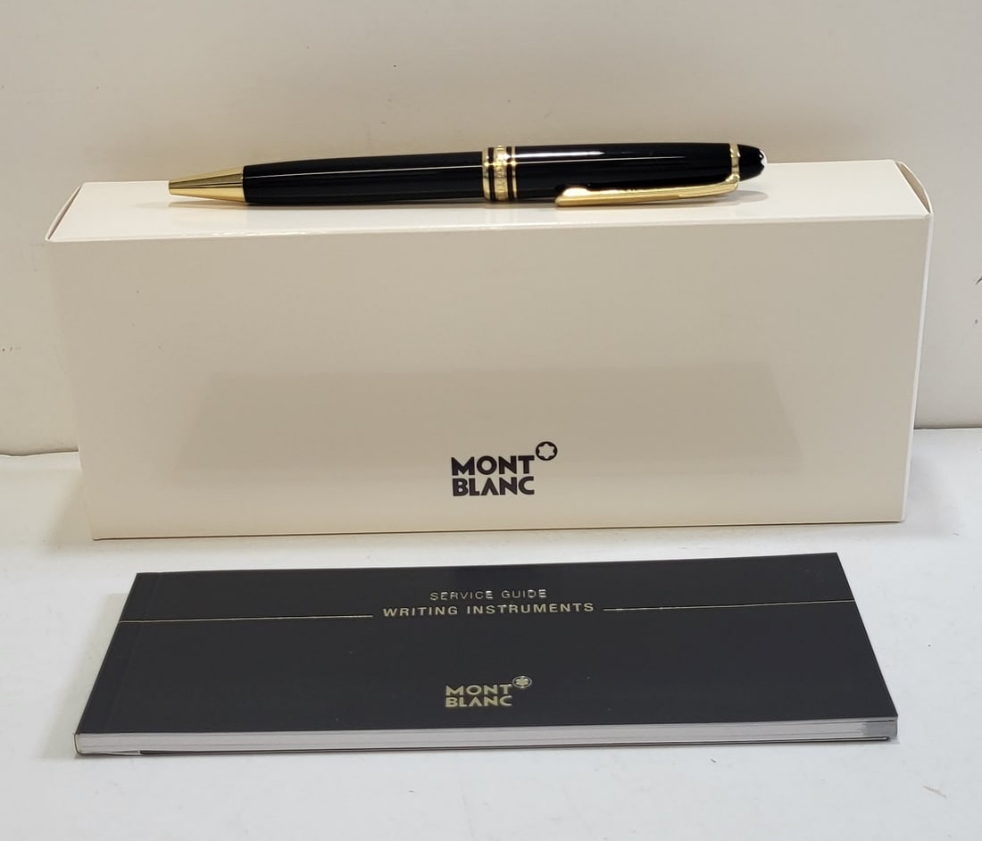 Mont Blanc Meisterstuck Retractable Ball Point Pen Box Brochure (1 of 4)
