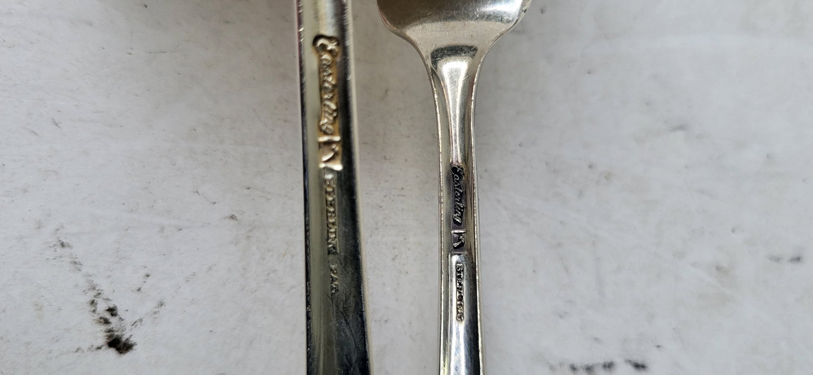 Set Sterling Silver Flatware 91 Pc Easterling Plus Addl Pie Server Net 90ozt - 3