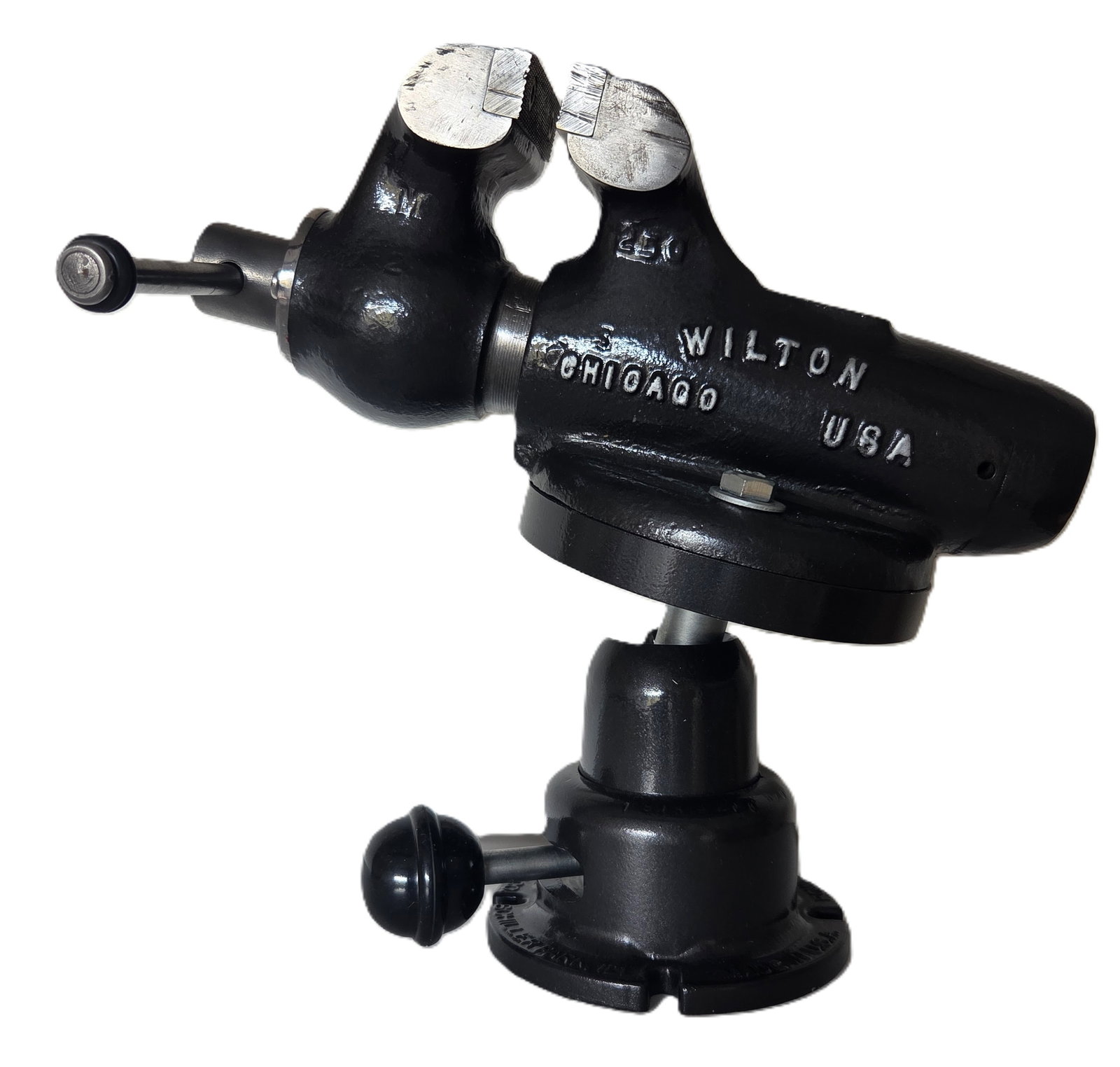 Wilton Chicago Baby Bullet Vise 825 Powrarm Junior Swivel Base (1 of 6)