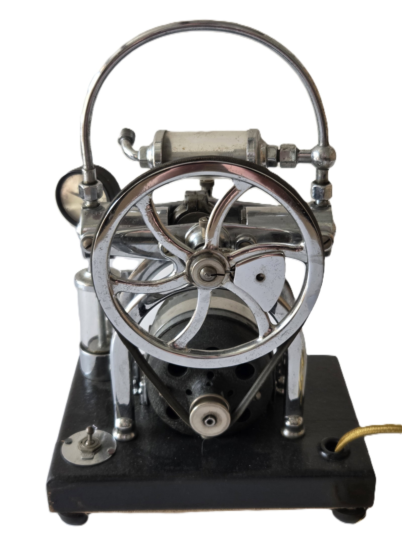 C.M. Sorensen Embalming Pump: C.M. Sorensen Embalming Pump. Measures 8 X 5.75 inches and 12.5 inches tall. Provenance: Property of a Florida Gulf Coast funeral industry professional who in their spare time and later retirement