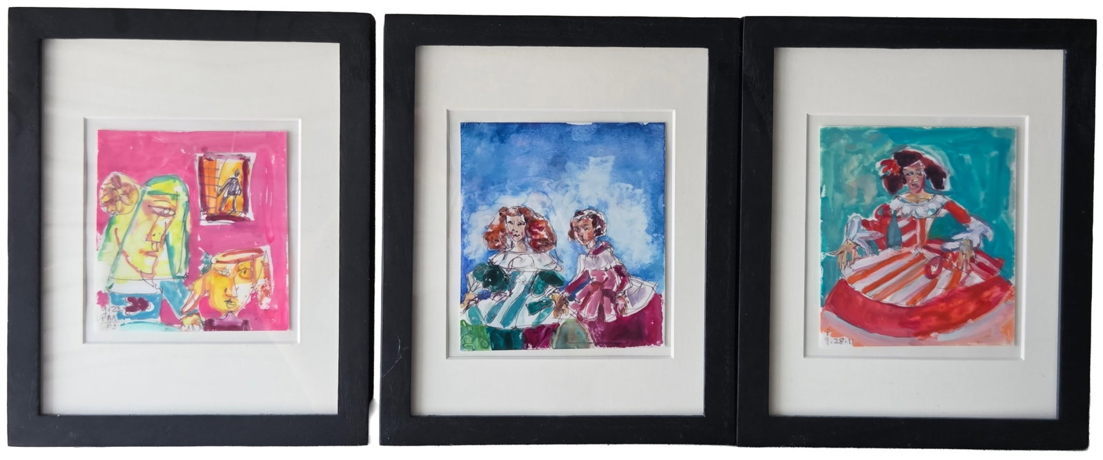 Lot 3 Laura Ross Paul Watercolor Painting 5 X 5.75 inches Froelick Gallery Label: Lot 3 Laura Ross Paul Watercolor Painting 5 X 5.75 inches Froelick Gallery Label. PLEASE SEE SHIPPING BELOW. Sharpie and watercolor on yupo paper. Two sheets measure 5 X 5.75 inches and one sheet meas