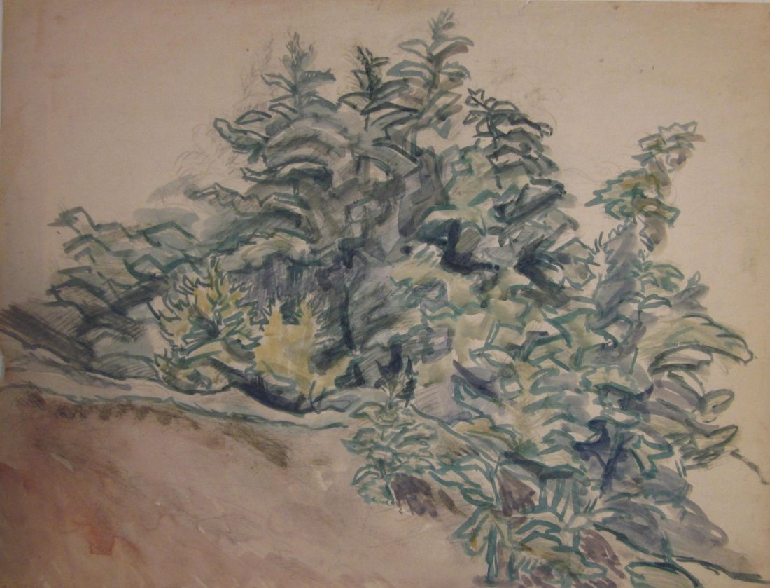 STEWART WHEELER WWII Okinawa Japan Series Original Land: STEWART WHEELER WWII Okinawa Japan Series Original Landscape Painting by WPA Philadelphia Bucks County New Hope Lambertville Artist Richard Stedman Estate Services LLC proudly presents their inaugural