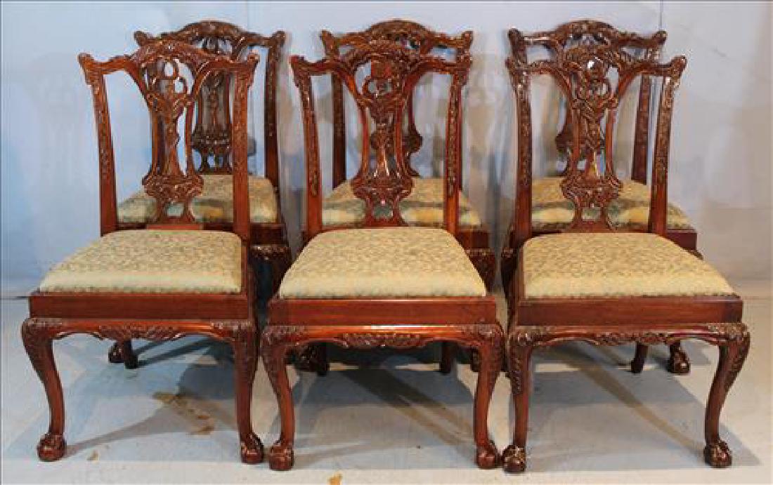 Set of 6 mahogany dining chairs Mithland-Smith (1 of 3)