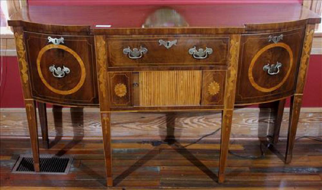True antique mahogany inlaid brandy board (1 of 5)