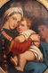 Oil on canvas of mother and 2 children, 33 x 38 - 2