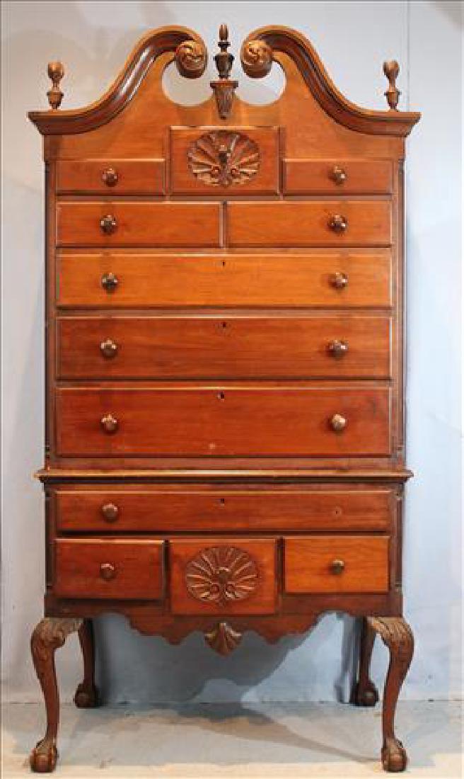 Centennial mahogany highboy 2 piece chest (1 of 4)