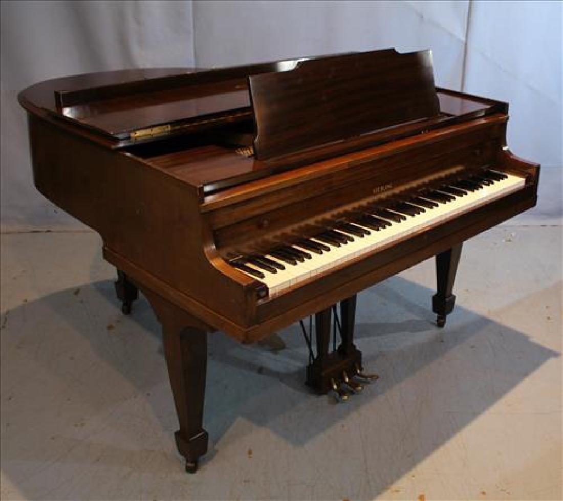 Sterling baby grand piano, 55 in. L, 54 in. W.: Sterling baby grand piano, 55 in. L, 54 in. W.