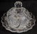 Brilliant cut glass cheese dome, 6 in. T, 8 in. Dia.