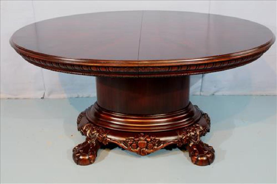 Oval mahogany Empire breakfast table, 28 in. W, 60 in. (1 of 6)