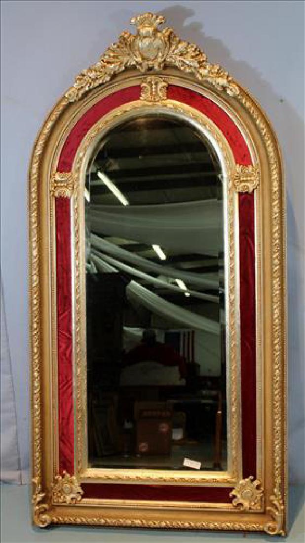 Contemporary decorator hanging wall mirror (1 of 2)