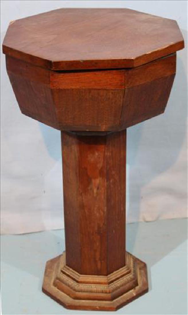 Rosewood sewing stand from Kirkwood Mansion (1 of 2)