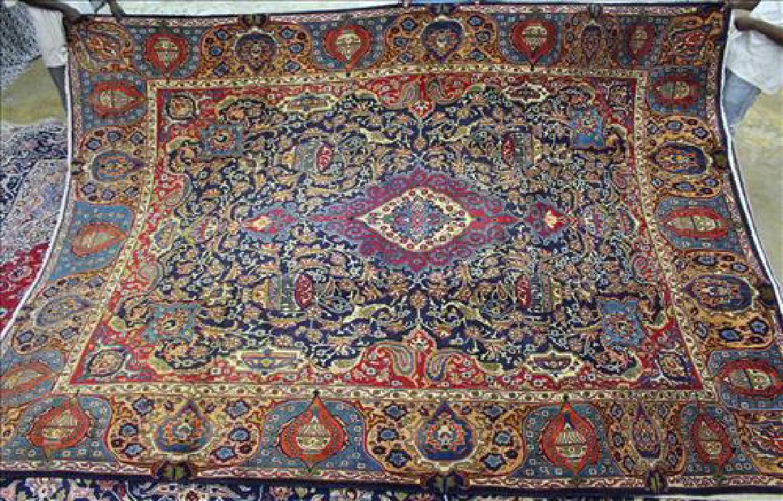 Semi antique Persian Mashad rug, 9.5 x 12.10 (1 of 2)