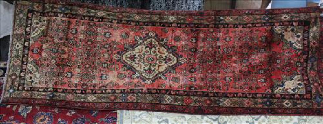Semi antique Persian Hamadan rug, 3.6 x 9.10 (1 of 1)
