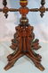 Walnut Victorian checkerboard table attrib. to Jelliff - 2
