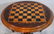 Walnut Victorian checkerboard table attrib. to Jelliff - 3