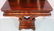 Rosewood Empire game table, slight veneer loss - 3
