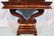 Rosewood Empire game table, slight veneer loss - 4