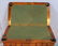 Burl walnut sewing table with checkerboard top - 4