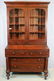 Mahogany Empire secretary desk with turned column