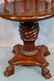 Mahogany inlaid swivel piano stool - 2