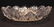 Small brilliant cut glass bowl, 2 in. T, 8 in. Dia. - 2