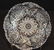 Brilliant cut glass bowl, 2.5 in. T, 9 in. Dia.