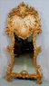 Contemporary French mirror with applied figures